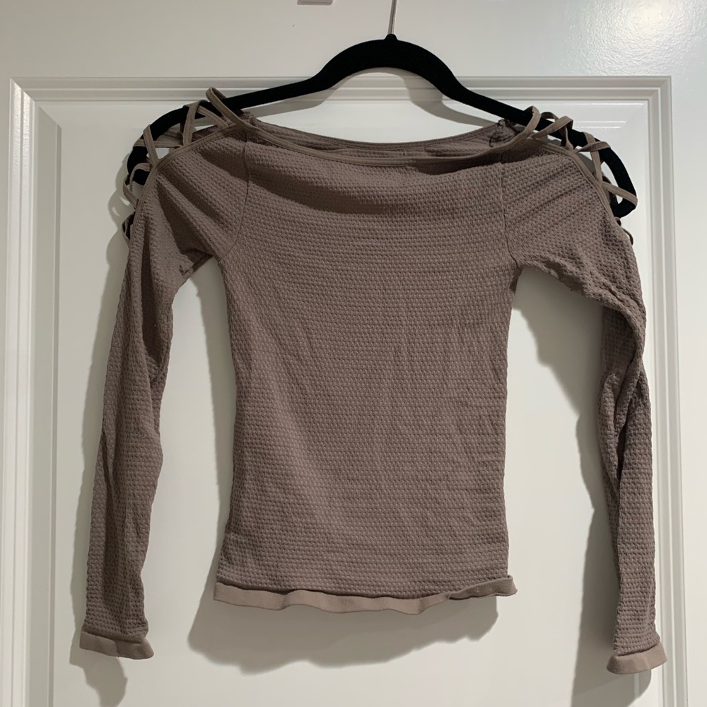 FREE PEOPLE long sleeve top